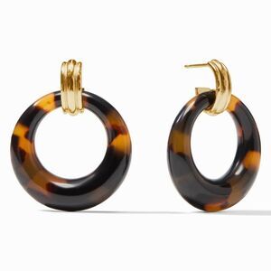 Brand New. $165 Julie Vos Madison Doorknocker Earring